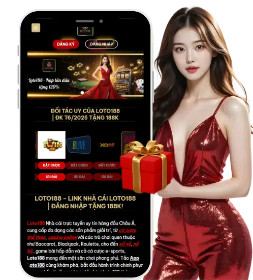 quà tặng khi người chơi tham gia Loto188