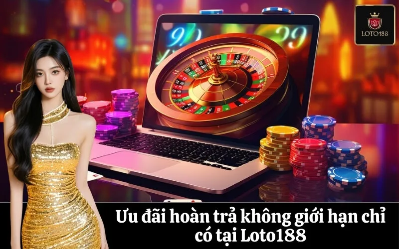 Ưu đãi hoàn trả không giới hạn chỉ có tại Loto188